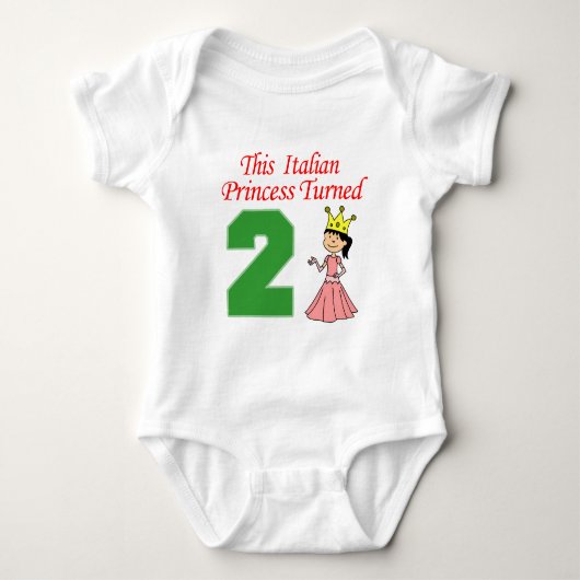 Italiaanse prinses veranderde twee romper (Voorkant)