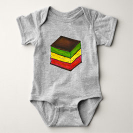 Italiaanse Rainbow Seven 7 Layer Kerstkoekje Romper