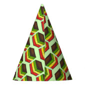 Italiaanse Rainbow Seven Layer Kerstmis Cookie met Feesthoedjes (Achterkant)