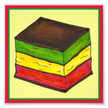 Italiaanse Rainbow Zeven Laagse Kerstkoekjeskunst