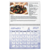 Italiaanse receptenkalender kalender (Jan 2027)