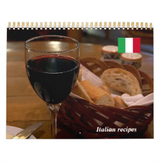 Italiaanse receptenkalender kalender