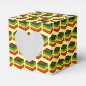 Italiaanse regenboog zevenlaagse kerstkoekjes bedankdoosjes (Voorkant Zijde)