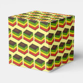 Italiaanse regenboog zevenlaagse kerstkoekjes bedankdoosjes (Achterkant)