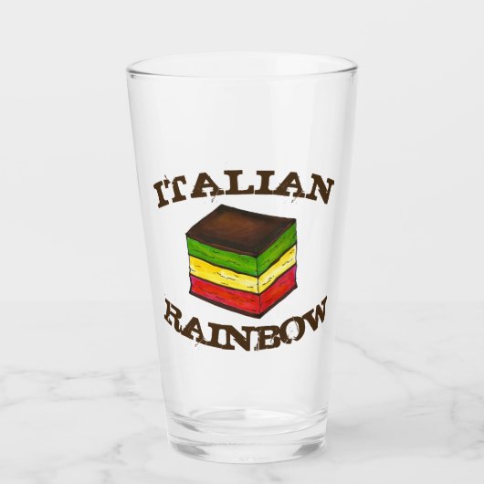 Italiaanse regenbooglamp 7 Layer Tricolor Holiday  Glas (Voorkant)