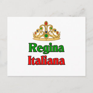 Italiaanse Regina (Italiaanse koningin) Briefkaart