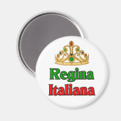 Italiaanse Regina (Italiaanse koningin) Magneet (Voorkant / Achterkant)