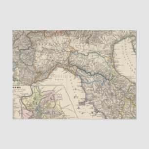 Italiaanse regio's IIXI Tissuepapier