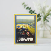  Italiaanse reis Bergamo uit 1920 Briefkaart (Staand voorkant)
