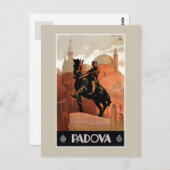 Italiaanse reis Padua Padova Briefkaart (Voorkant / Achterkant)