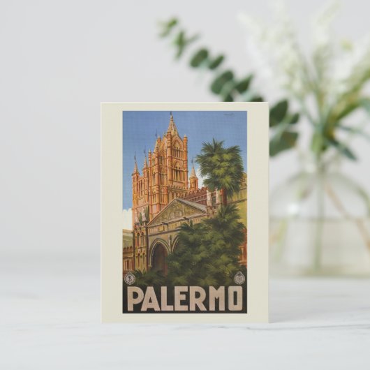  Italiaanse reis Palermo Sicilië Briefkaart (Staand voorkant)