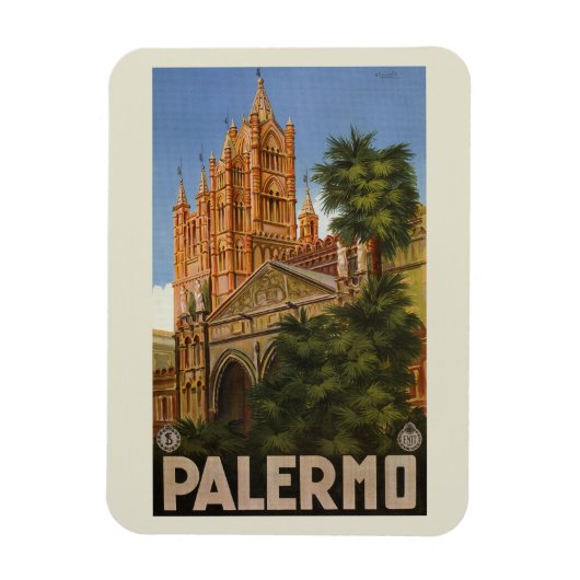  Italiaanse reis Palermo Sicilië Magneet (Verticaal)