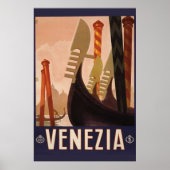 -Italiaanse reisbureau Venezia Poster (Voorkant)