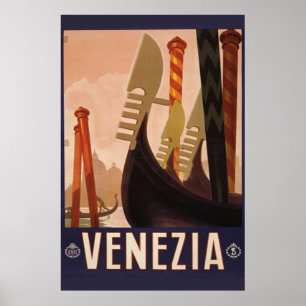 -Italiaanse reisbureau Venezia Poster