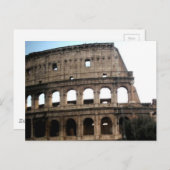 Italiaanse reisfoto Colosseum Briefkaart (Voorkant / Achterkant)