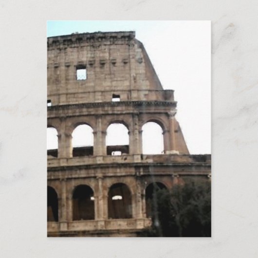 Italiaanse reisfoto Colosseum Briefkaart (Voorkant)