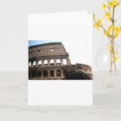Italiaanse reisfoto Colosseum Kaart (Gele Bloem)