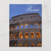 Italiaanse reisfoto Colosseum Rome Briefkaart (Voorkant)