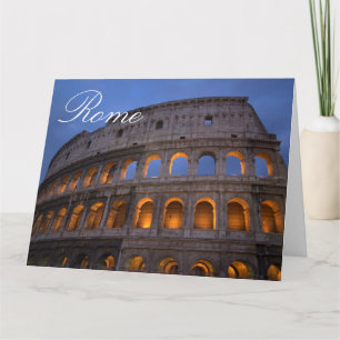 Italiaanse reisfoto Colosseum Rome Kaart
