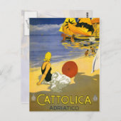  Italiaanse reiskunst in Cattolica Briefkaart (Voorkant / Achterkant)