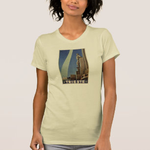  Italiaanse reisposter Art Deco Trieste T-shirt