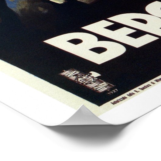  Italiaanse reisposter Bergamo uit 1920 Poster (Hoek)