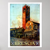 Italiaanse reisposter Brescia Poster (Voorkant)
