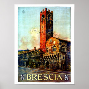  Italiaanse reisposter Brescia Poster