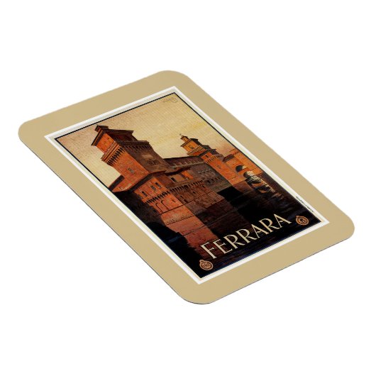  Italiaanse reisposter Ferrara Magneet (Rechterzijde)