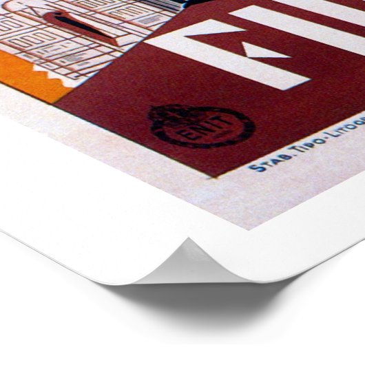  Italiaanse reisposter Florence Poster (Hoek)