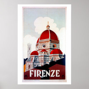 Italiaanse reisposter Florence Poster