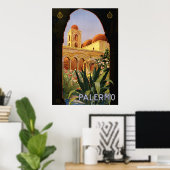 Italiaanse reisposter Palermo Sicilië 1920 ENIT Poster (Thuiskantoor)