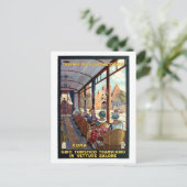  Italiaanse reisposter Rome 1920 Briefkaart (Staand voorkant)