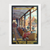  Italiaanse reisposter Rome 1920 Briefkaart (Voorkant)