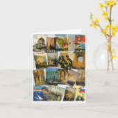  Italiaanse reisposters Collage Kaart (Gele Bloem)