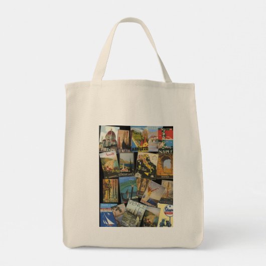 Italiaanse reisposters Tote Bag (Achterkant)