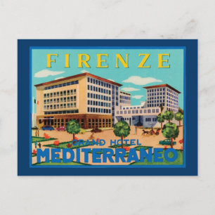 Italiaanse reisreclame Briefkaart