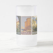 Italiaanse reissteden poster Italiaanse  retro Matglas Bierpul (Center)