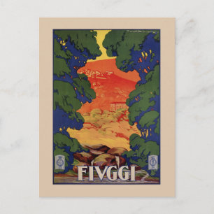  Italiaanse reisvesting Fiuggi Briefkaart