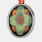 Italiaanse renaissance architecturale rozet nr. 4 metalen ornament (Links)