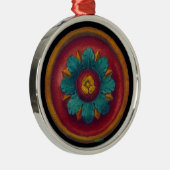 Italiaanse renaissance architecturale rozet nr. 5 metalen ornament (Rechts)