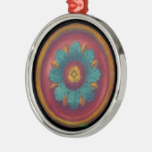 Italiaanse renaissance architecturale rozet nr. 5 metalen ornament (Links)