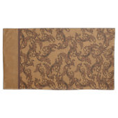 Italiaanse renaissance bladwervelingen (roest en g kussensloop (Voorkant-Links)