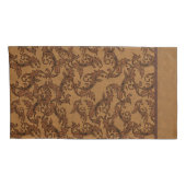 Italiaanse renaissance bladwervelingen (roest en g kussensloop (Achterkant-Rechts)