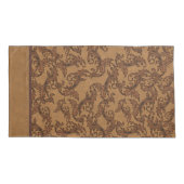 Italiaanse renaissance bladwervelingen (roest en g kussensloop (Achterkant-Links)