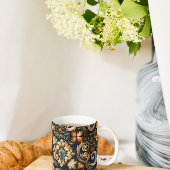 Italiaanse renaissance in het blauw koffiemok