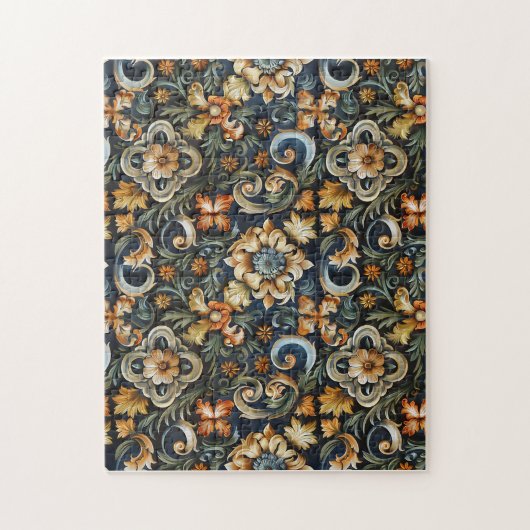 Italiaanse renaissance in het blauw legpuzzel (Verticaal)