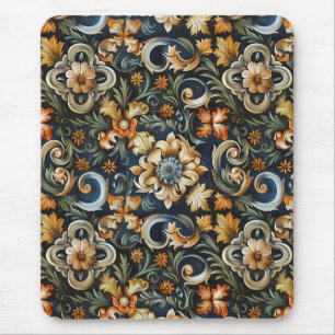 Italiaanse renaissance in het blauw muismat