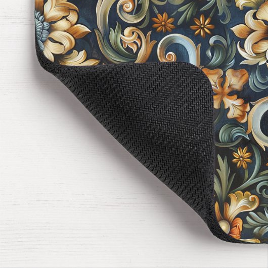 Italiaanse renaissance in het blauw muismat (Hoek)