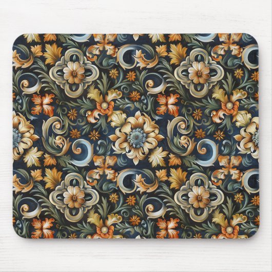 Italiaanse renaissance in het blauw muismat (Voorkant)